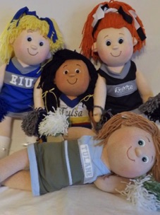 Custom Cheerleader dolls